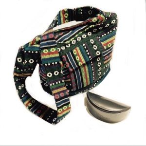 bohemian fabulous and fun fabric shoulder  bag